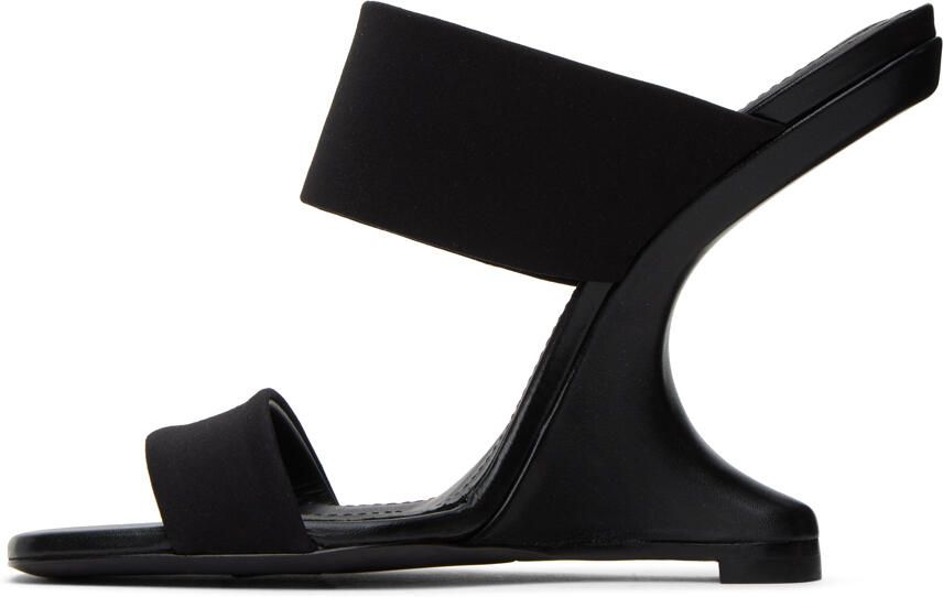 Rick Owens Lilies Black Cantileaver 11 Heeled Sandals - Picture 3
