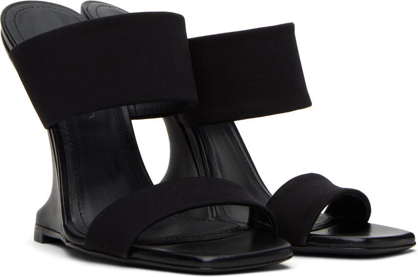 Rick Owens Lilies Black Cantileaver 11 Heeled Sandals - Picture 2
