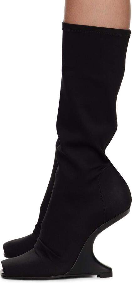Rick Owens Lilies Black Cantilever 11 Boots - Picture 3