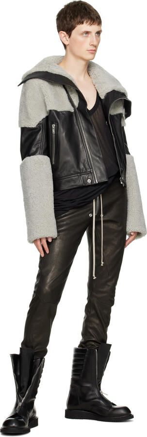 Rick Owens Black Basket Creeper Boots - Picture 4