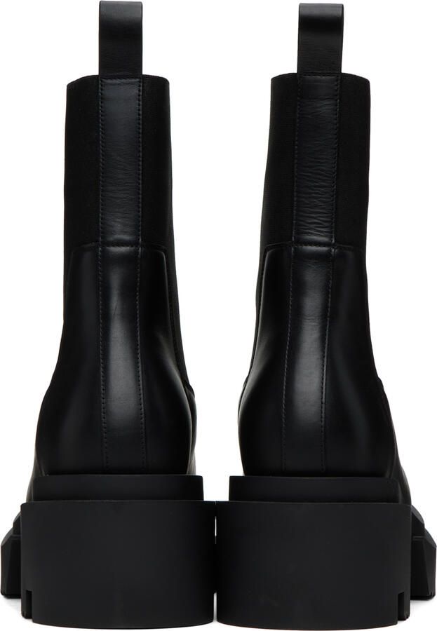 Rick Owens Black Beatle Bogun Chelsea Boots - Picture 5