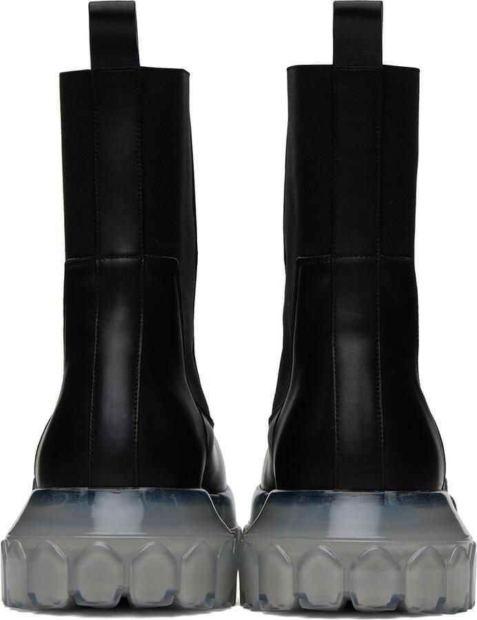 Rick Owens Black Beatle Bozo Tractor Boots - Picture 3