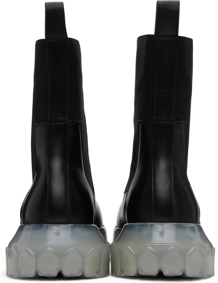 Rick Owens Black Beatle Bozo Tractor Boots - Picture 3