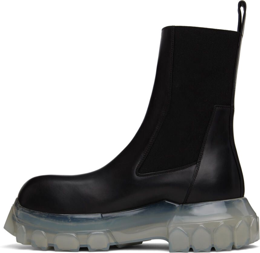 Rick Owens Black Beatle Bozo Tractor Boots - Picture 2