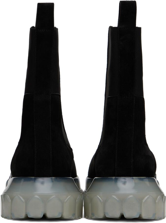 Rick Owens Black Beatle Bozo Tractor Boots - Picture 3