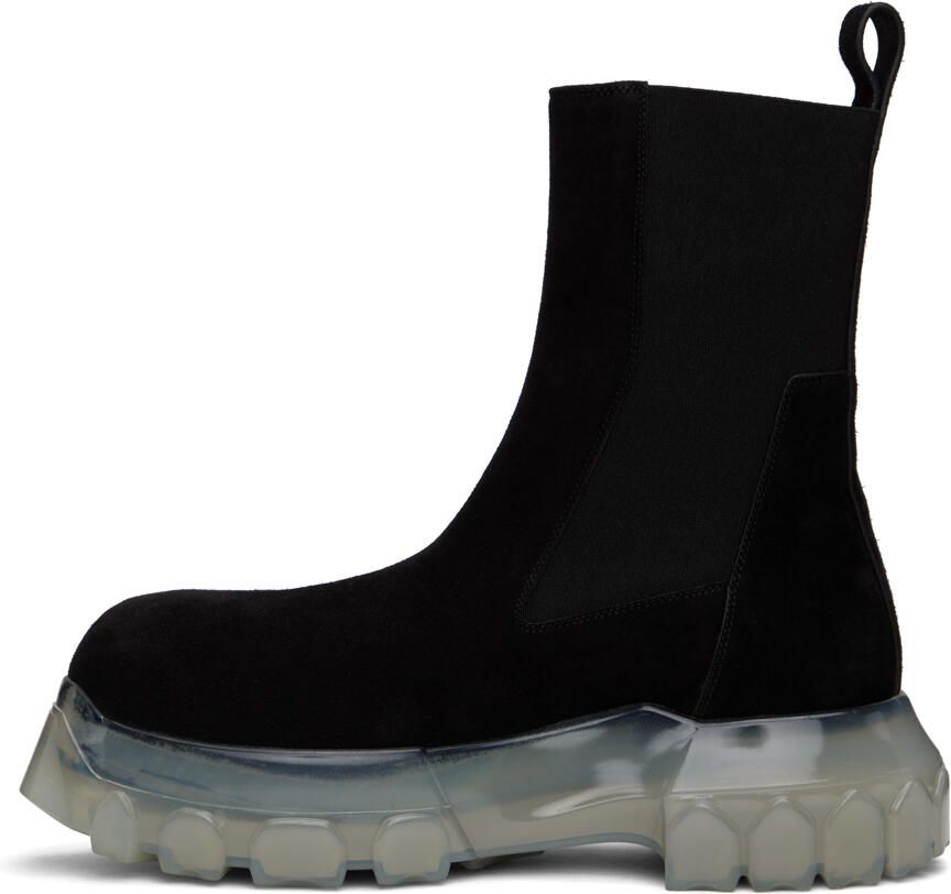 Rick Owens Black Beatle Bozo Tractor Boots