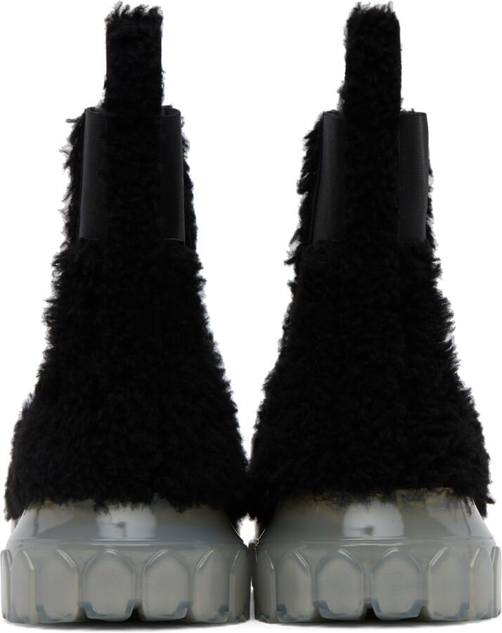 Rick Owens Black Beatle Bozo Tractor Boots - Picture 3