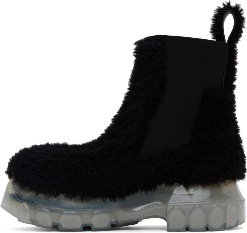 Rick Owens Black Beatle Bozo Tractor Boots