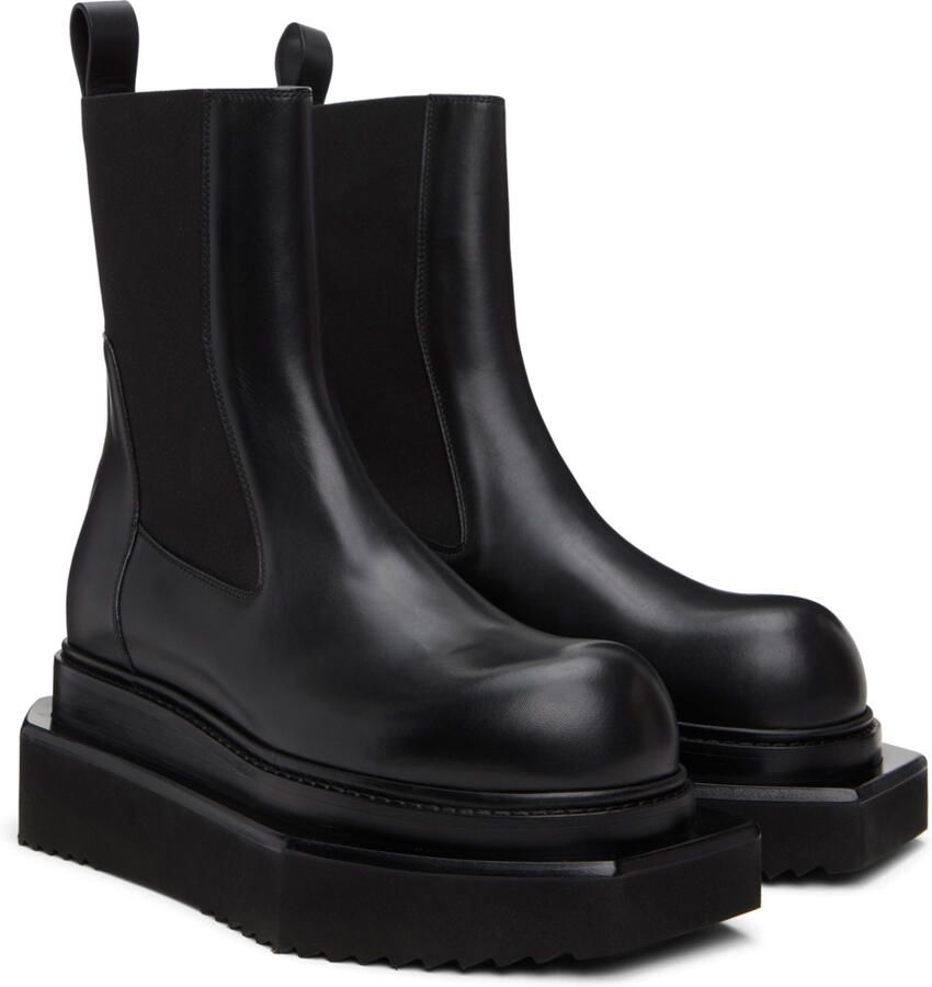 Rick Owens Black Beatle Turbo Cyclops Boots