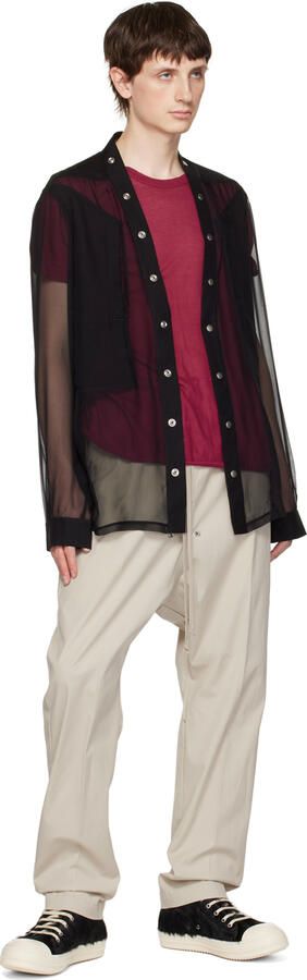 Rick Owens Black Fur Sneakers - Picture 4