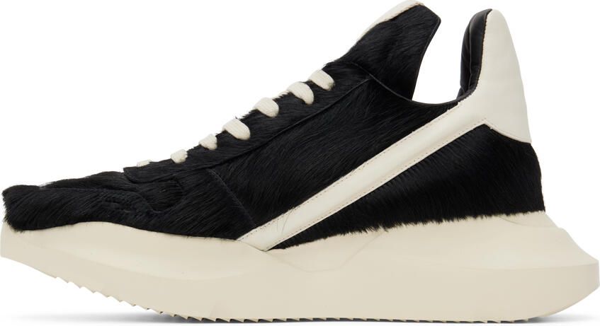 Rick Owens Black Geo Geth Sneakers - Picture 2