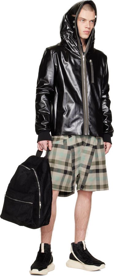 Rick Owens Black Geo Geth Sneakers - Picture 3