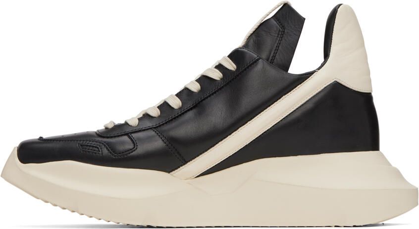 Rick Owens Black Geth Sneakers - Picture 3