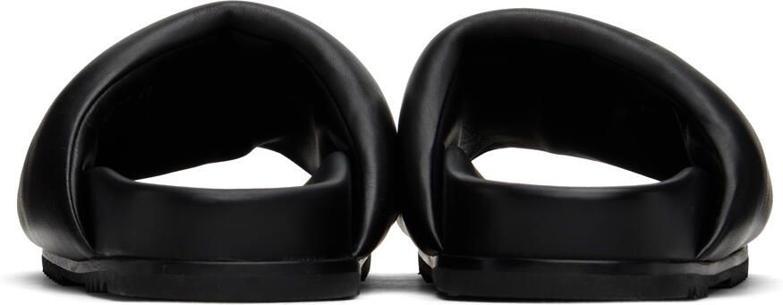 Rick Owens Black Granola Slides