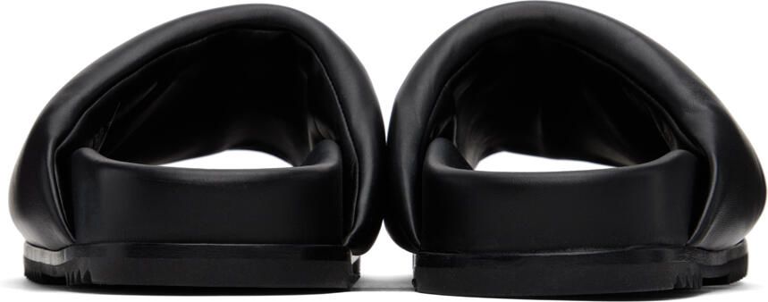 Rick Owens Black Granolas Slides - Picture 2