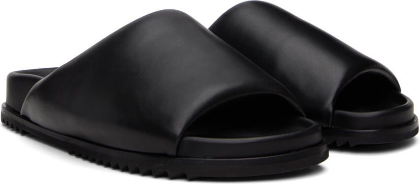 Rick Owens Black Granolas Slides