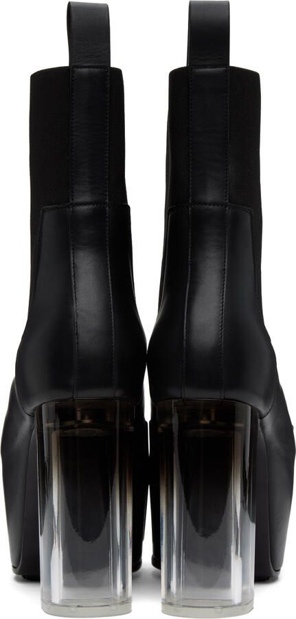 Rick Owens Black Grilled Boots - Picture 3