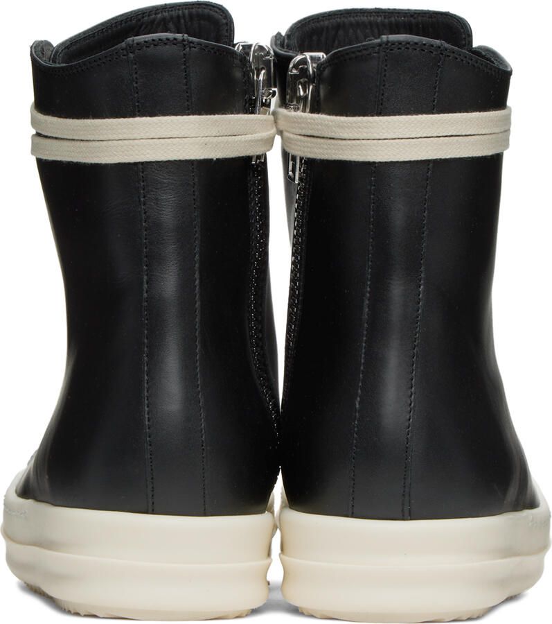 Rick Owens Brown High Sneakers