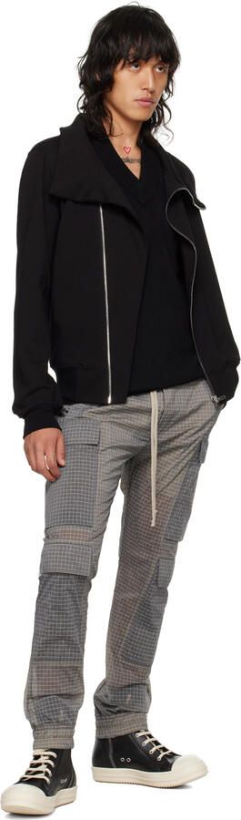 Rick Owens Black High Sneakers - Picture 4