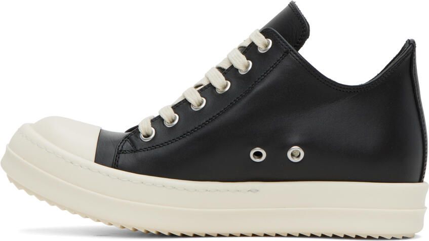 Rick Owens Black Low Sneakers - Picture 3