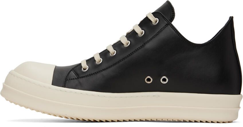 Rick Owens Black Low Sneakers - Picture 3