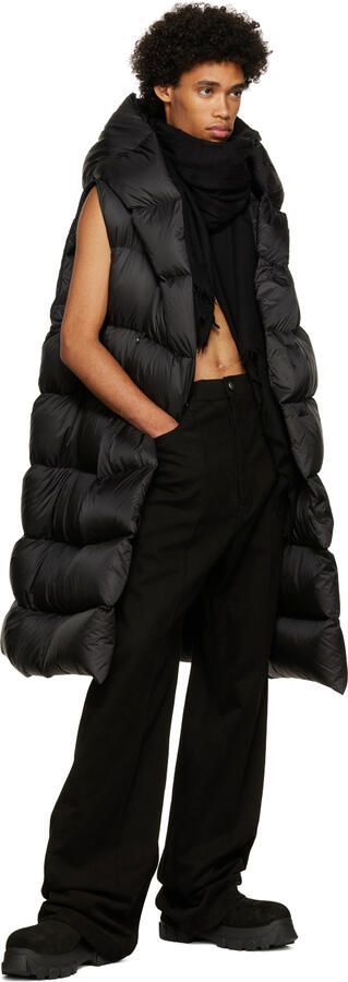 Rick Owens Black Suede Beatle Bozo Tractor Boots - Picture 4