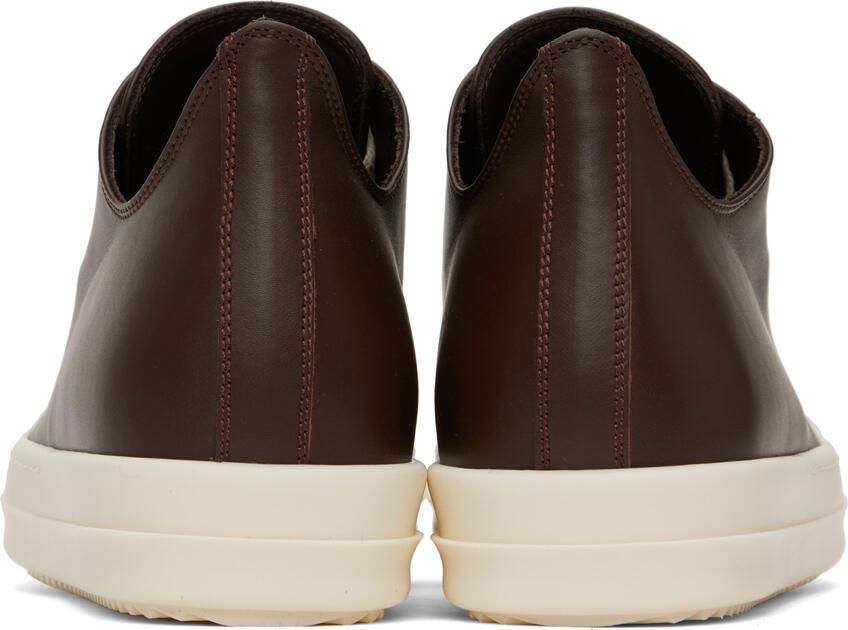 Rick Owens Brown Low Sneakers