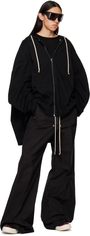 Rick Owens Burgundy Geobasket Sneakers - Picture 4