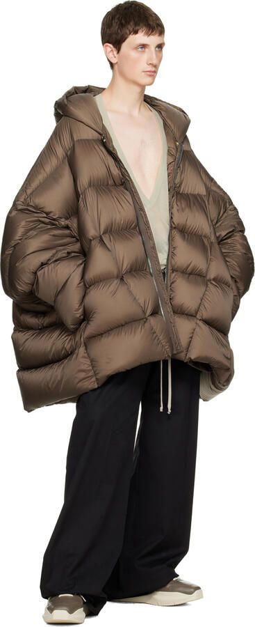 Rick Owens Gray & Off-White Geth Sneakers - Picture 4