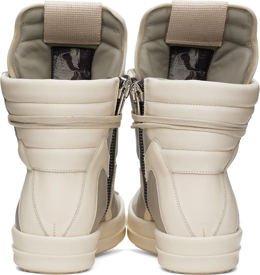 Rick Owens Gray Geobasket Sneakers