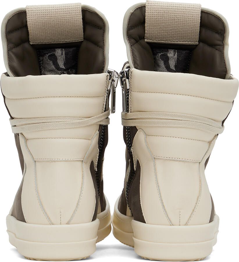 Rick Owens Gray Geobasket Sneakers