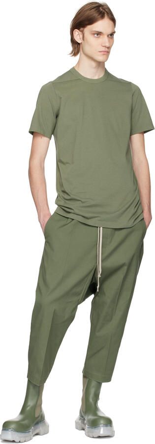 Rick Owens Green Beatle Bozo Tractor Chelsea Boots - Picture 4