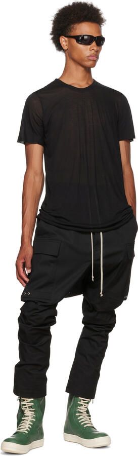 Rick Owens Green Cargobasket Sneakers - Picture 4