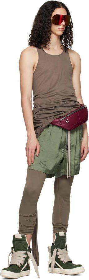 Rick Owens Green Geobasket Sneakers - Picture 4