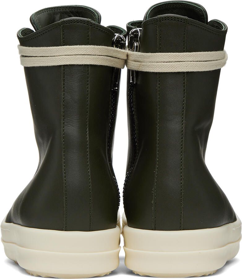 Rick Owens Green High Sneakers