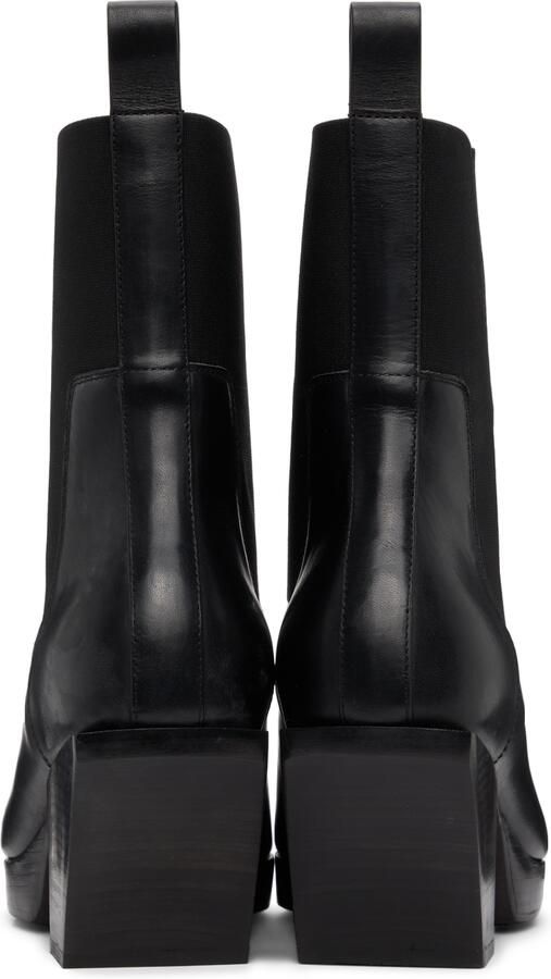 Rick Owens Heeled Silver Boots - Picture 3