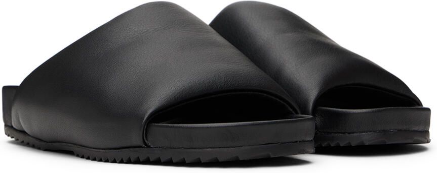 Rick Owens Kids Black Puffer Slides