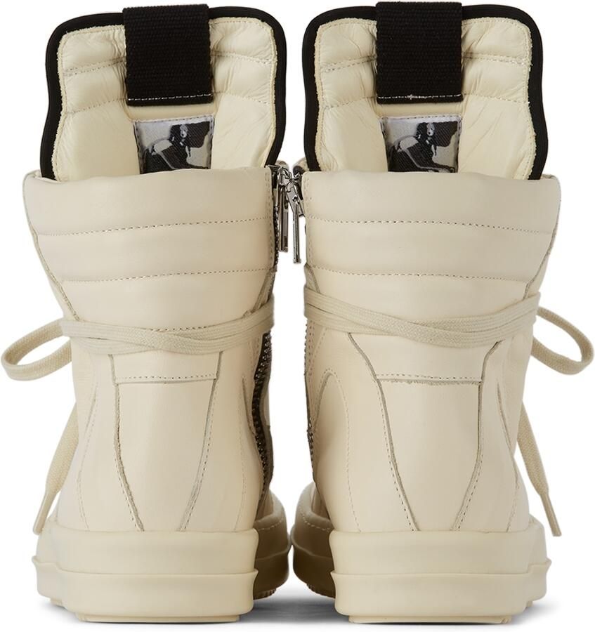 Rick Owens Kids Off-White Geobasket High Sneakers