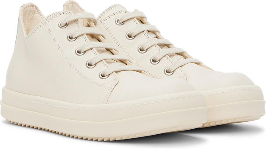 Rick Owens Kids Off-White Low Sneakers - Picture 2