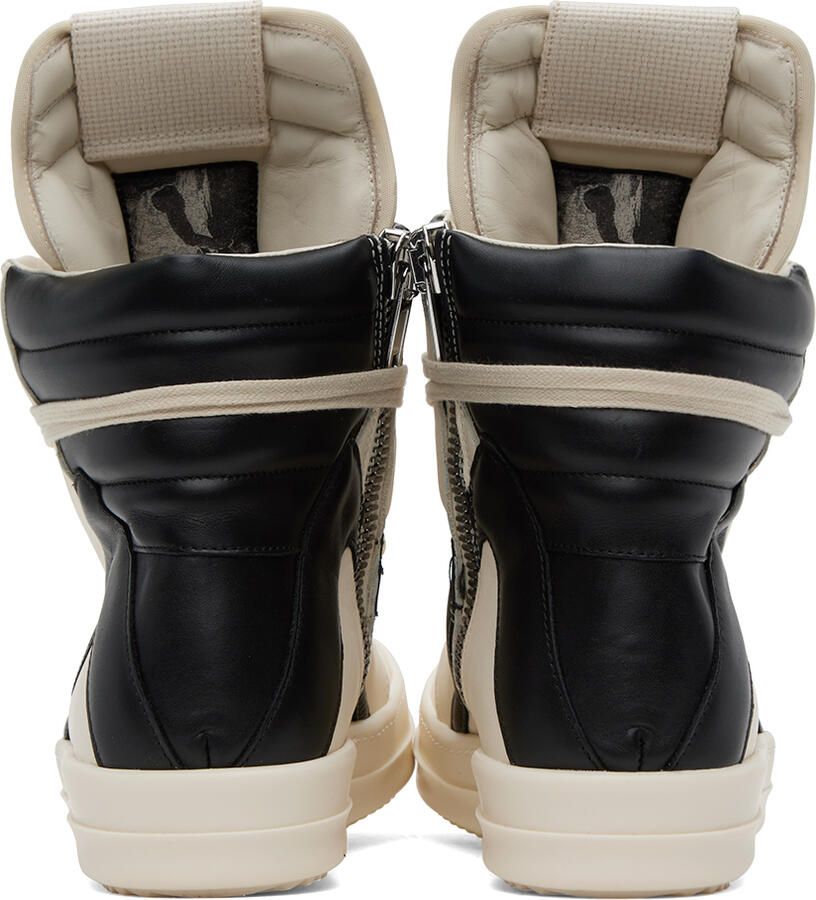 Rick Owens Off-White Geobasket Sneakers