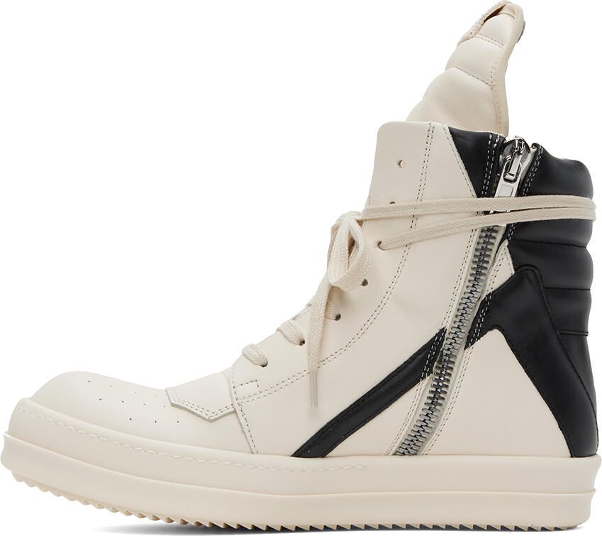 Rick Owens Off-White Geobasket Sneakers - Picture 2