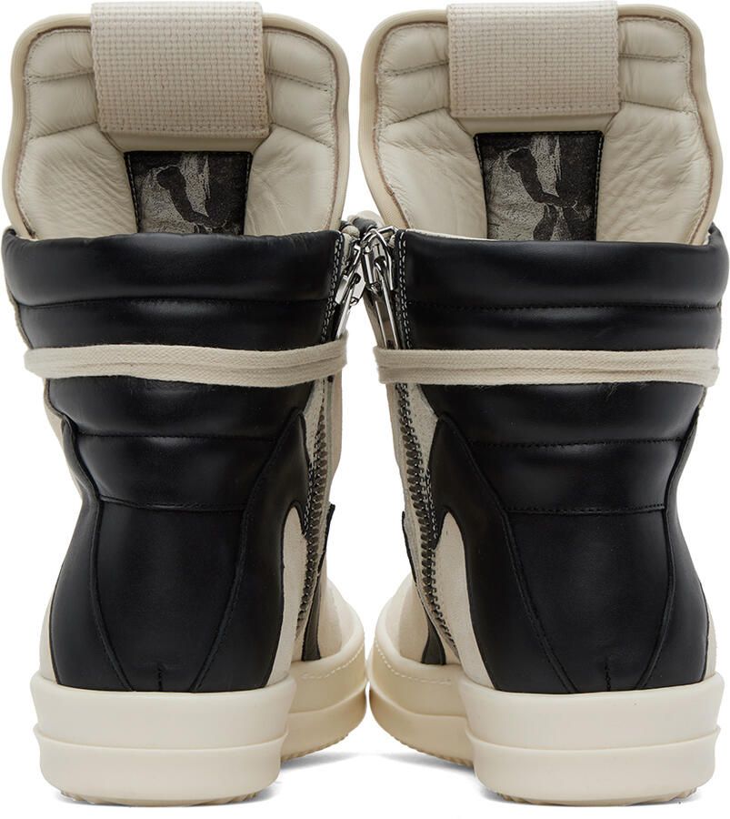 Rick Owens Off-White Geobasket Sneakers