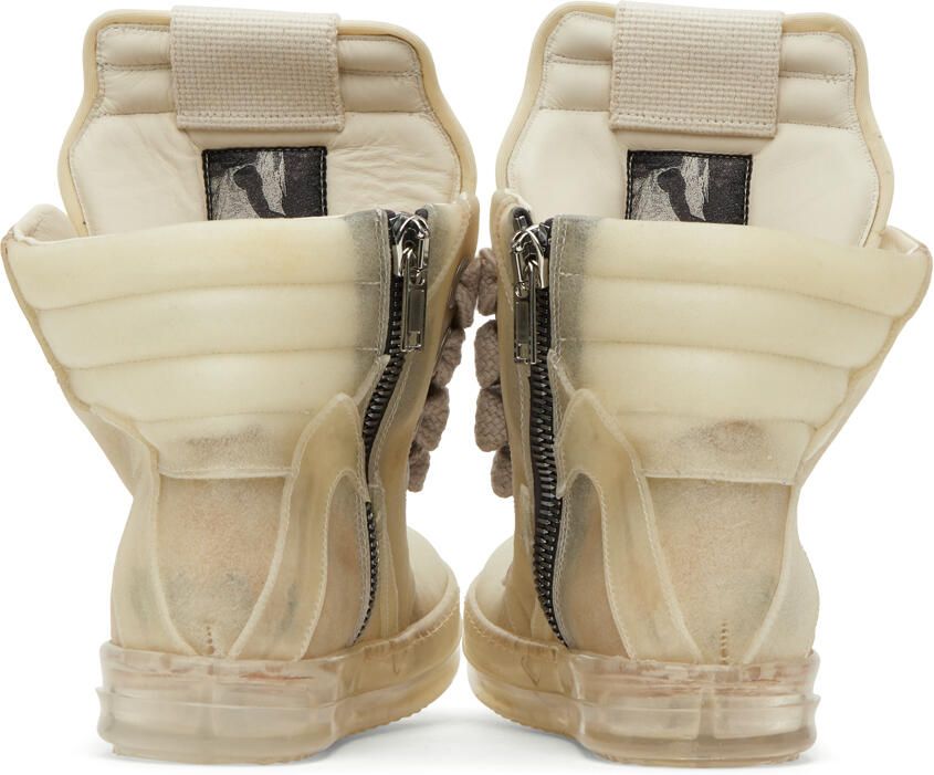 Rick Owens Off-White Geobasket Sneakers - Picture 3