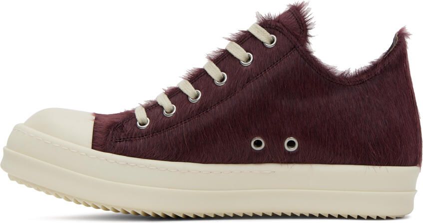 Rick Owens Purple Fur Sneakers - Picture 3