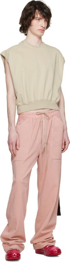 Rick Owens Red Translucent Leather High Sneakers - Picture 4