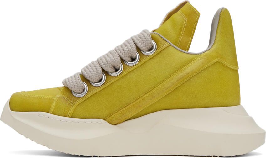 Rick Owens Yellow Geth Sneakers - Picture 3