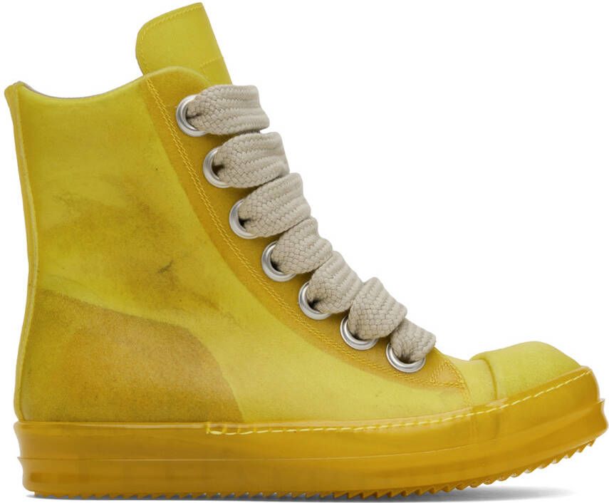 Rick Owens Black & Off-White Geth Sneakers - Picture 4