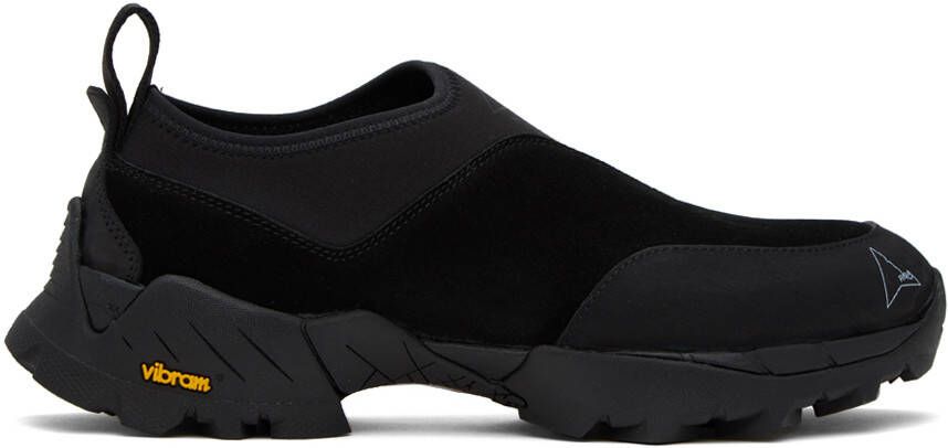 ROA Black Slip-On Sneakers - Picture 6