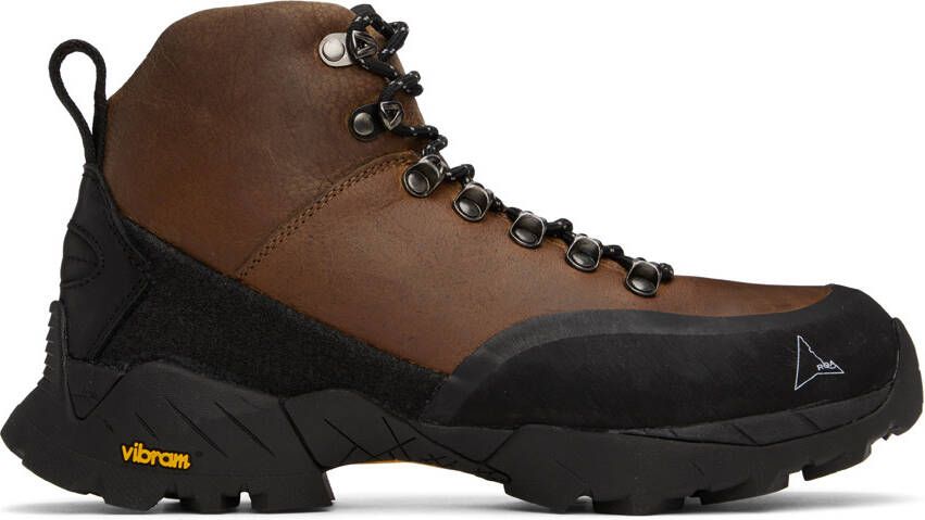 ROA Brown & Black Andreas Boots - Picture 5