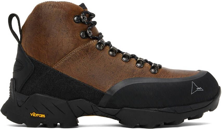 ROA Brown & Black Andreas Boots - Picture 5